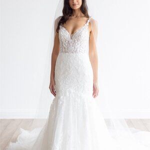 Wtoo by Watters Addie 19732 Wedding Gown Size 12 Sample